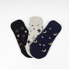 Pack 3 Calcetines Invisible Mujer Icono