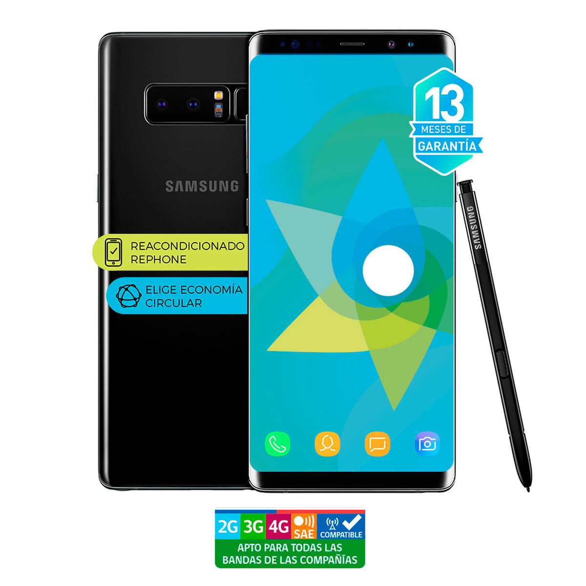 Celular Samsung Note 8 64GB 6.3" Reacondicionado