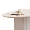 Juego de Comedor Di Poretti Liz 8 Sillas Beige