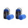 Pack 2 Toallas Microfibra Terry Azul Pro Outdoor