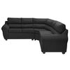 Sofá Seccional Mexx Muebles Dubai 5 Cuerpos Negro