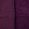 Plumón Coral Sherpa Casanova 1,5 Plazas Liso Violeta