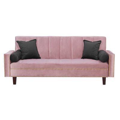 Imagen 1 del producto Futón Black Factory Vanguardia 3 Cuerpos Rosa Negro