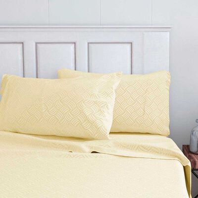 Juego de Sábanas Doral 2 Plazas Trenzas Crudo