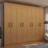 Closet Vekkahome Magnus 8 Puertas Caf&eacute; Claro