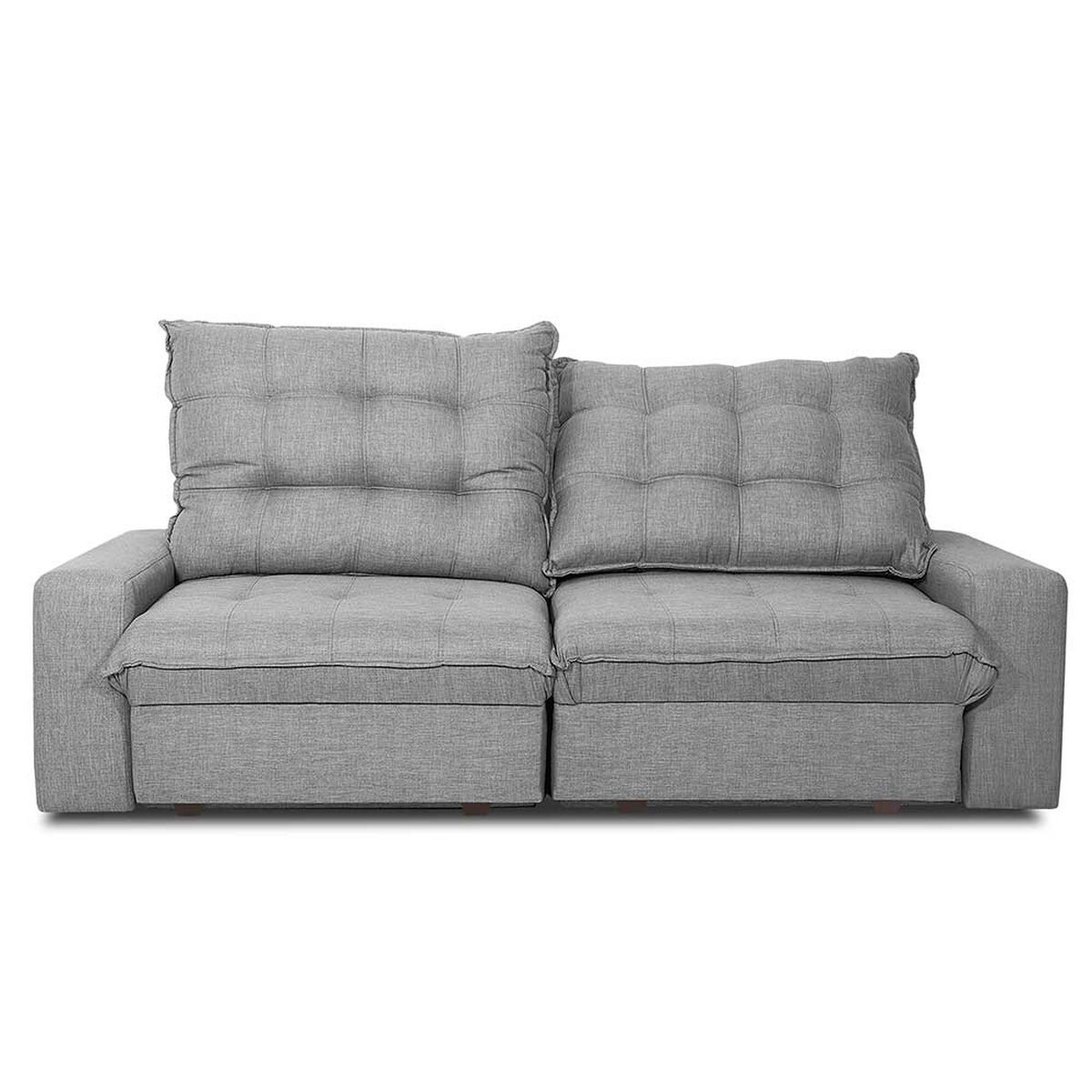 Sofá Cama Innovamuebles Magestic Córdoba 2 Cuerpos Gris Claro