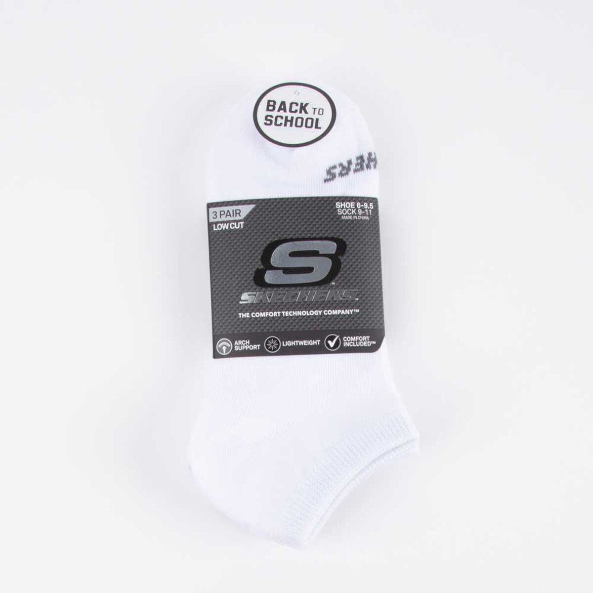 Pack 3 Calcetin Corto Unisex Skechers