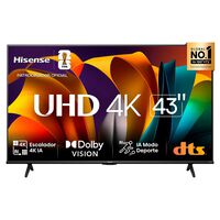 Smart TV LED 43"" Hisense 4K UHD VIDAA 43A6N