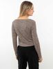 Sweater Crop Botones Mujer Icono