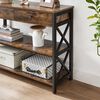 Buffet Fm Furniture Metalwood Colection Marrón Rústico