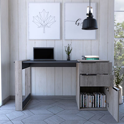 Imagen 2 del producto Escritorio TuHome Office 13 Ceniza/Plomo