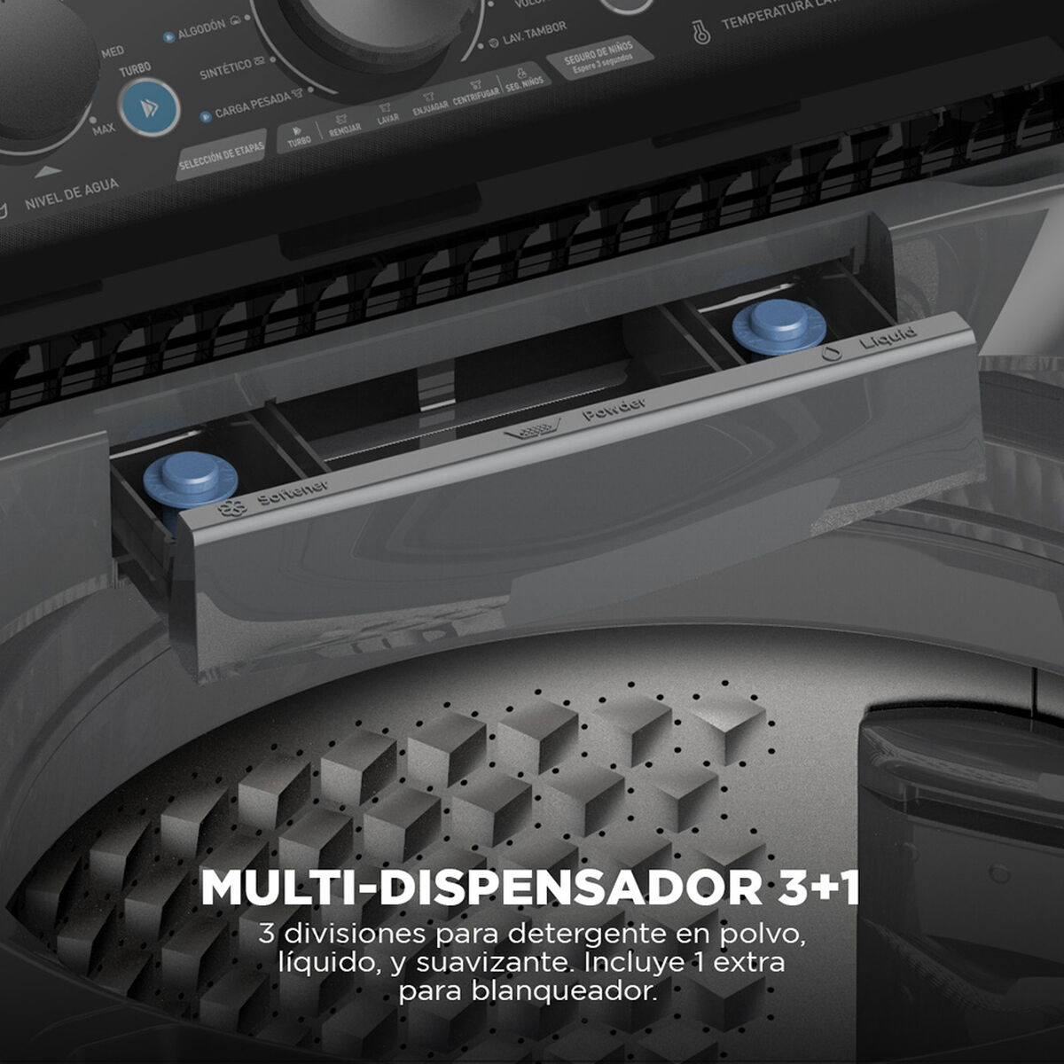 Lavadora Automática Midea MA500W210/G 21 kg.