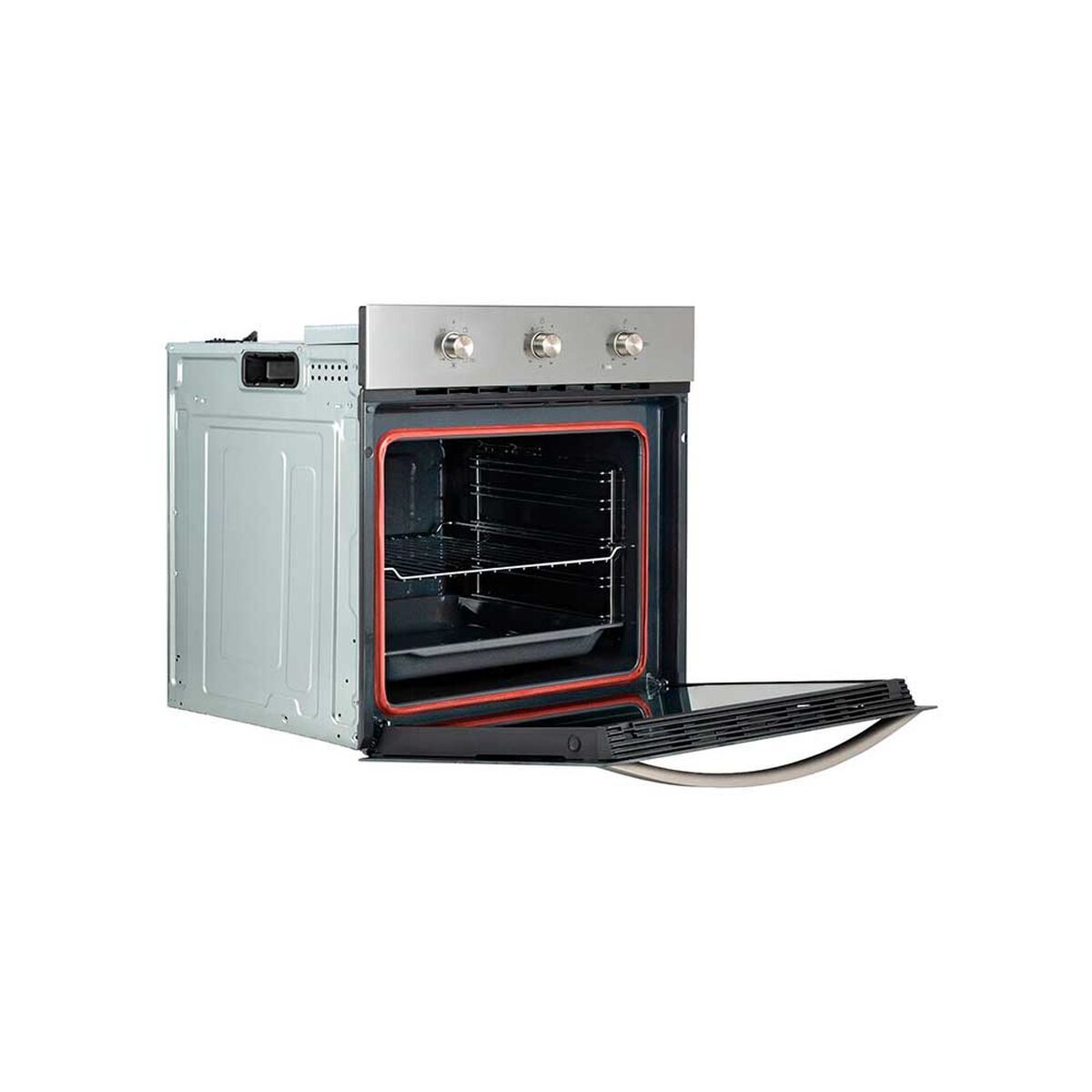 Horno Empotrado Teka HBB 6060 SS Bruta:72 lt; Neta:63 lt Frente Acero Inox + Cristal Negro