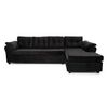 Sofá Seccional Muebles MPR Journey 3 Negro