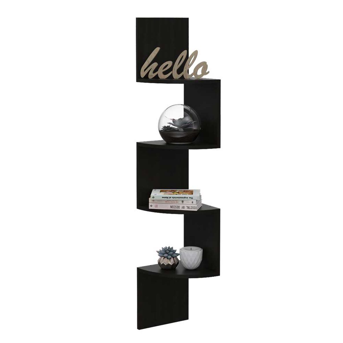 Repisa Escalera TuHome Rosset Wengue