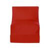 Sofá Cama Latam Home PU Bari 1 Cuerpo Rojo