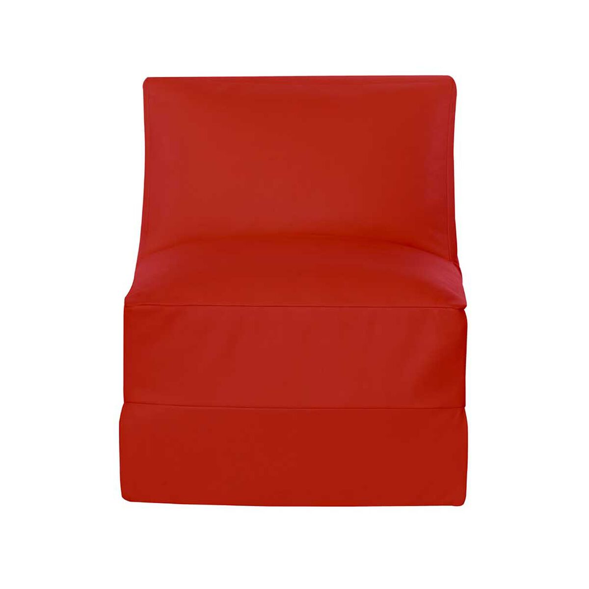 Sofá Cama Latam Home PU Bari 1 Cuerpo Rojo