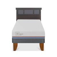 Cama Europea CIC 1,5 Plazas Excellence Plus + Respaldo Dublin