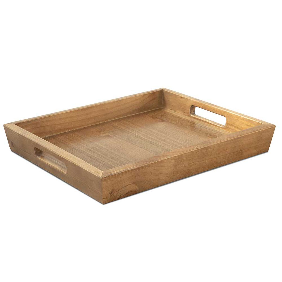 Mesa de Centro Mini Innovamuebles Monarca + 2 Bandejas Nogal Oscuro
