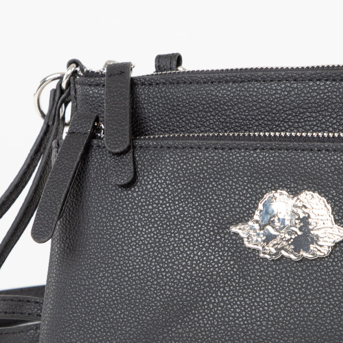 Bolso Cross Ecocuero Black Fiorucci