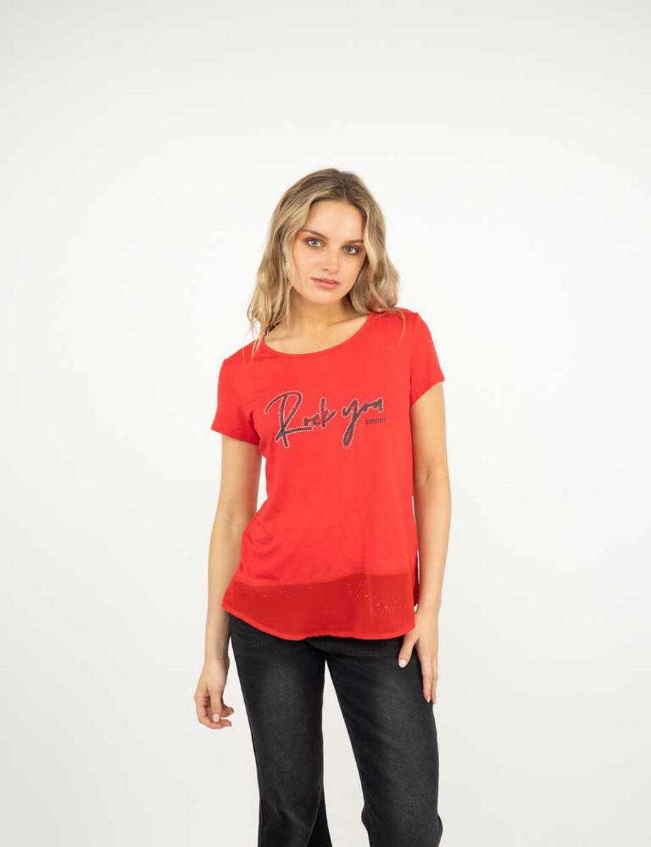 Polera Manga Corta Mujer Soviet