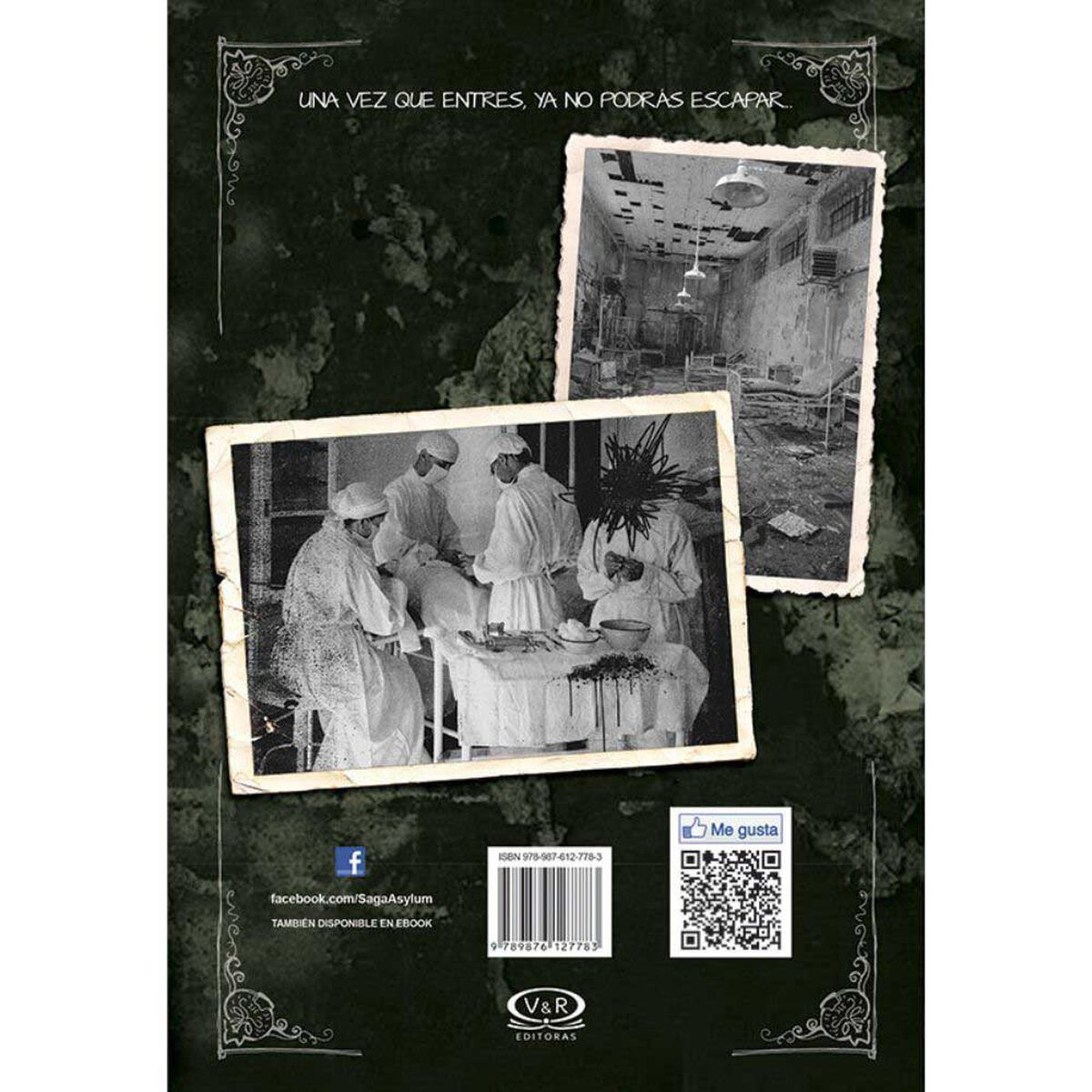 Libro Asylum Madeleine Roux Editorial VRYA