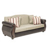 Juego de Living Innovamuebles New Bugambilia Sofá 3 Cuerpos + Dos Sillones 1 Cuerpo Beige