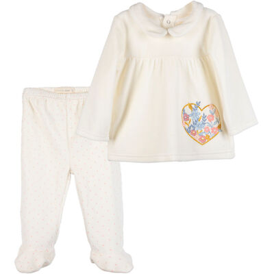 Imagen 1 del producto Osito Plush de Algodón Chess Baby Coral, Crudo