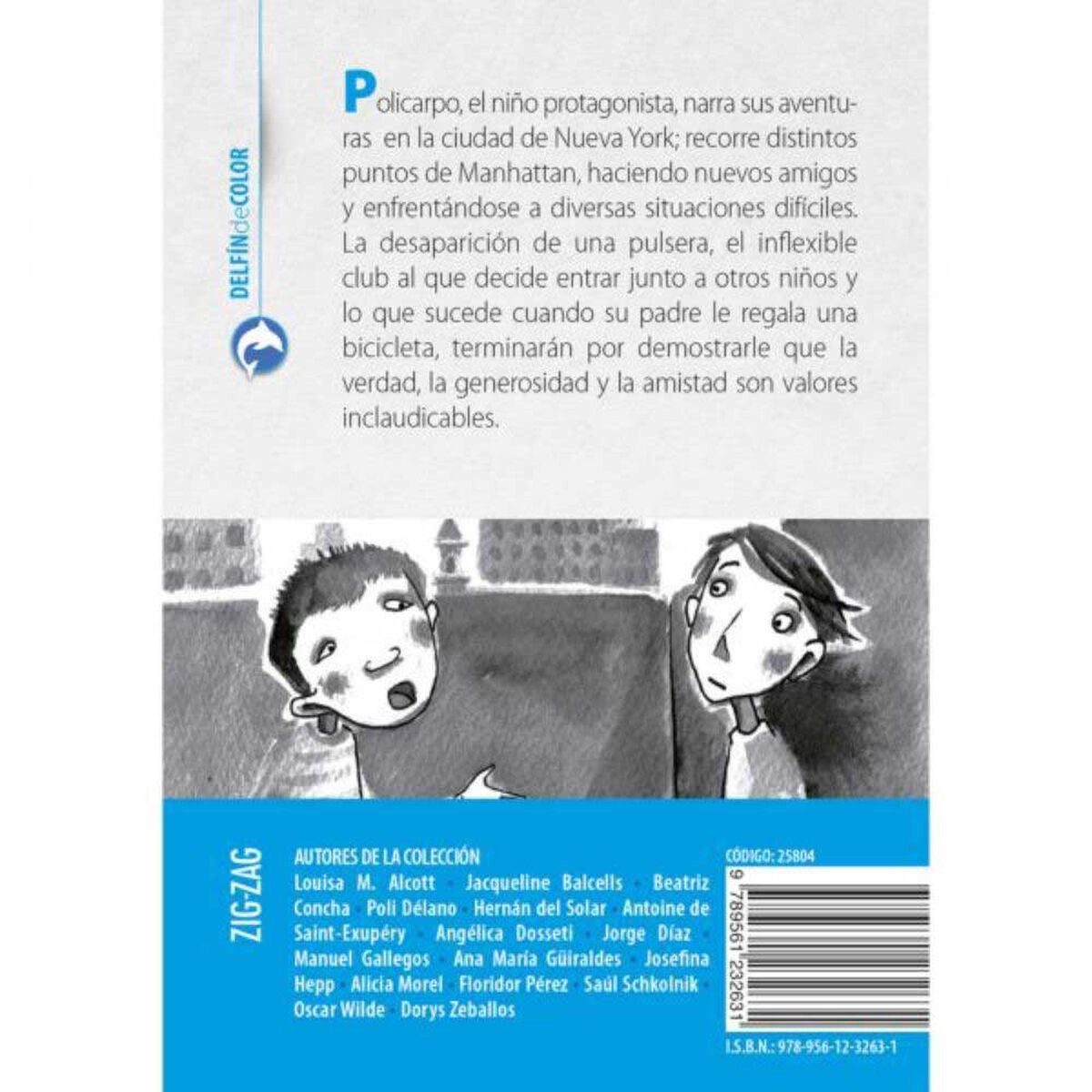 Libro Policarpo en Manhattan Poli Délano Zig-Zag