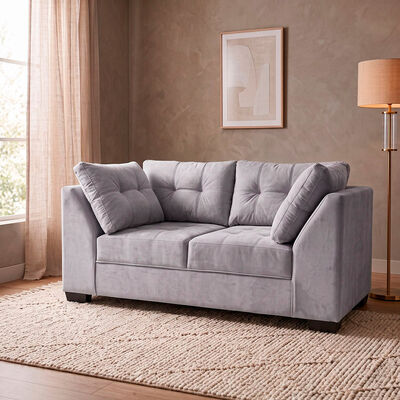 Sof&aacute; Muebles MPR Edimburgo 2 Cuerpos Gris Claro