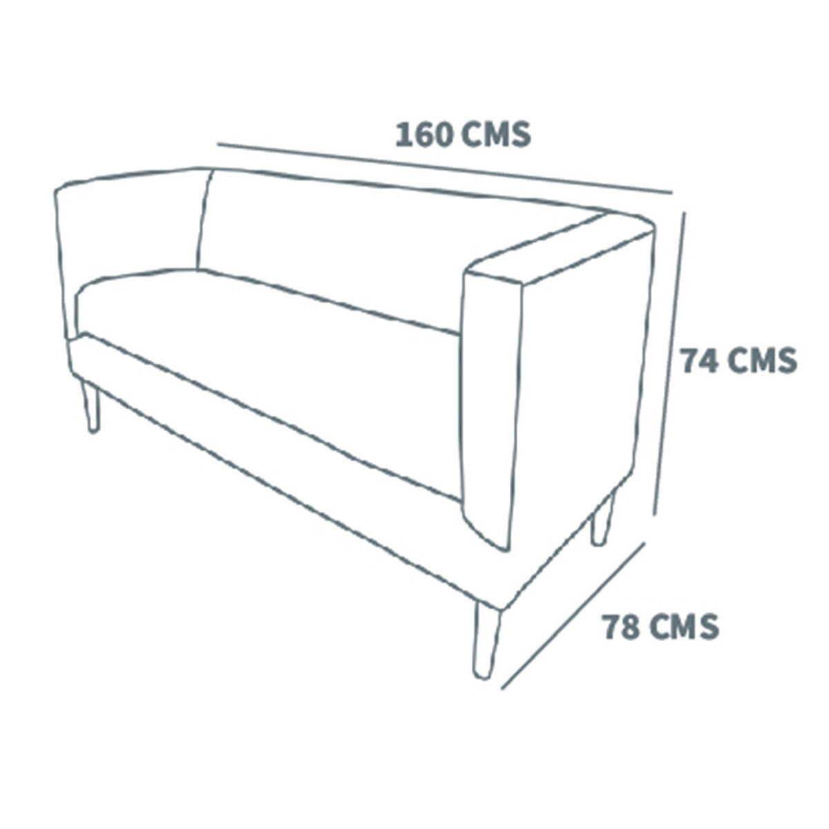 Sof&aacute; Tela Velvet Latam Home Brescia 2 Cuerpos