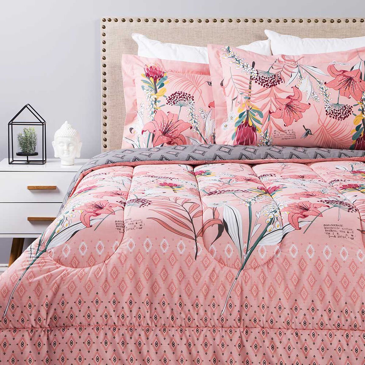 Plumón Estampado Elements & Co 2 Plazas Primrose