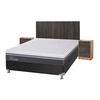 Box Spring CIC 2 Plazas Ortopedic Advance + Respaldo + 2 Veladores