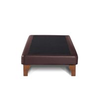 Base Europea Dividida Latam Home 1,5 Plazas Zen PU Chocolate