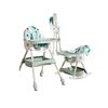 Silla de Comer Mecedora 2 en 1 con Ruedas Verde Lubabycas