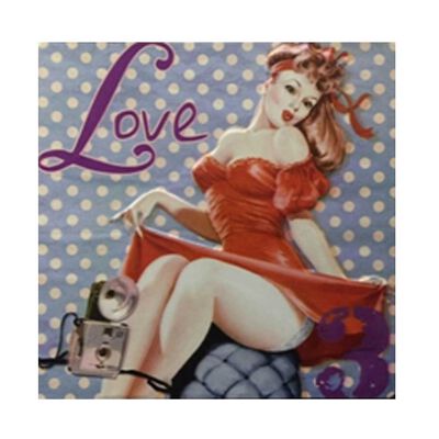 Imagen 1 del producto Cuadro Placa Metal Vgo para Colgar 30 x 30 cm Mod3