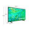 LED 55" Samsung Crystal CU8000GXZS Smart TV 4K UHD