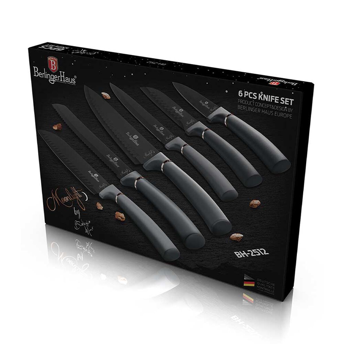 Set de Cuchillos Berlinger Haus 6 Piezas Gris