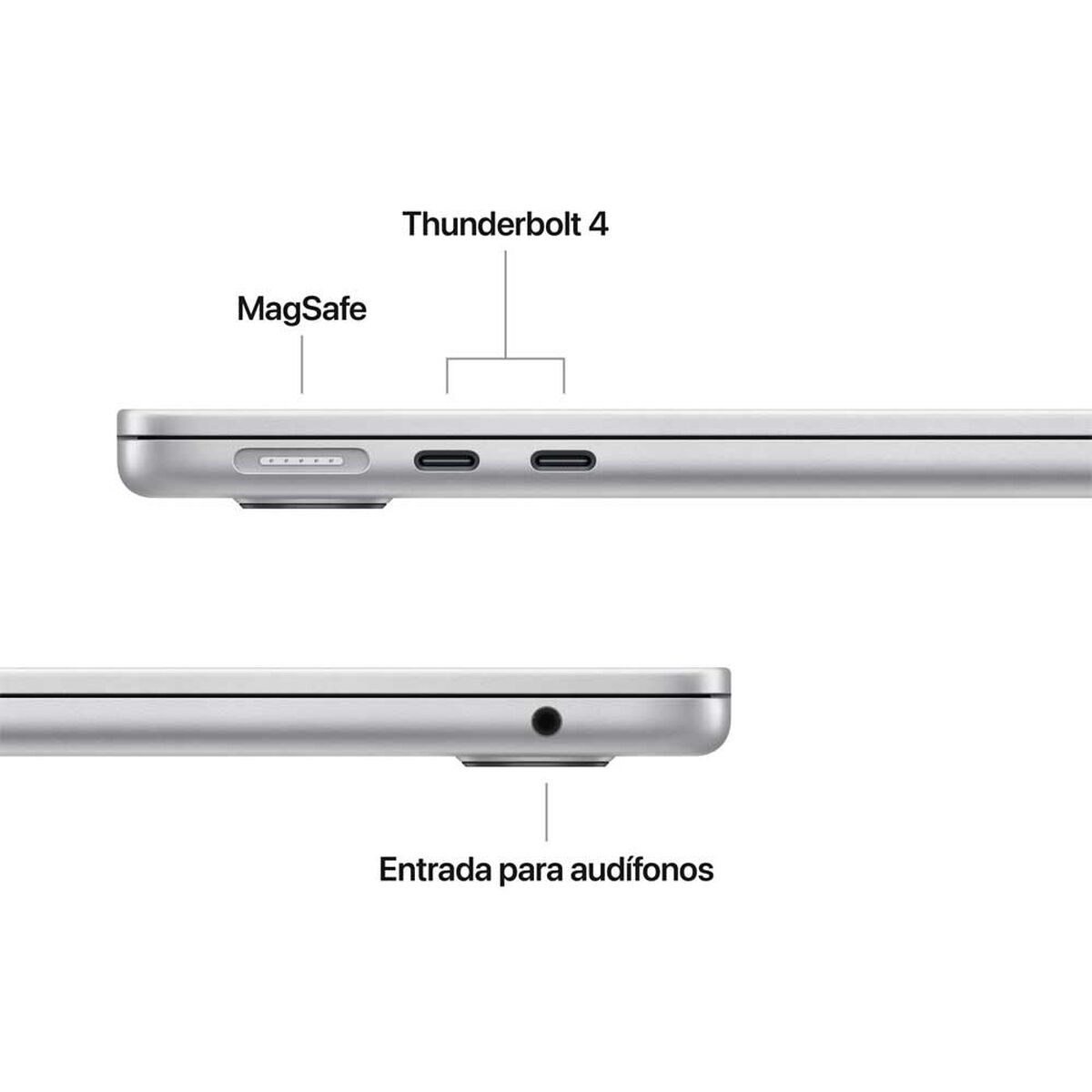 MacBook  Air 13" Apple Chip M5 Plata
