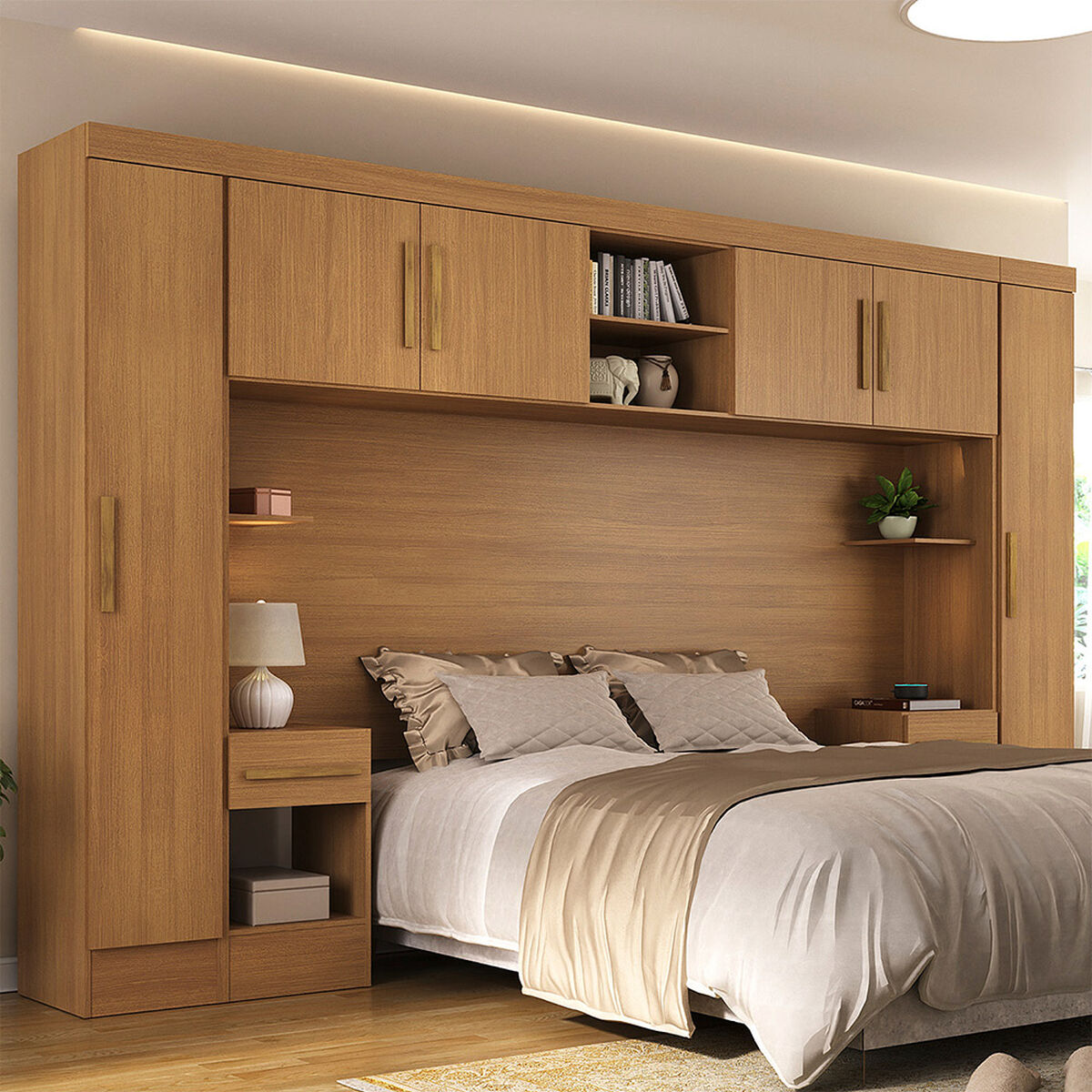 Closet Modular Di Poretti Design Genius 2 Cajones 4 Puertas Caf&eacute;