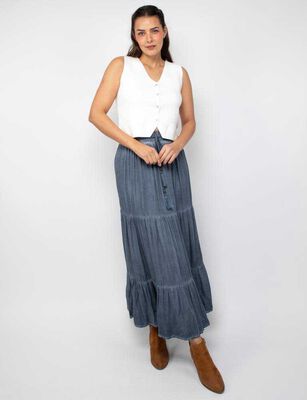 Imagen 2 del producto Blusa Lisa Sin Mangas Mujer Alma Blanco