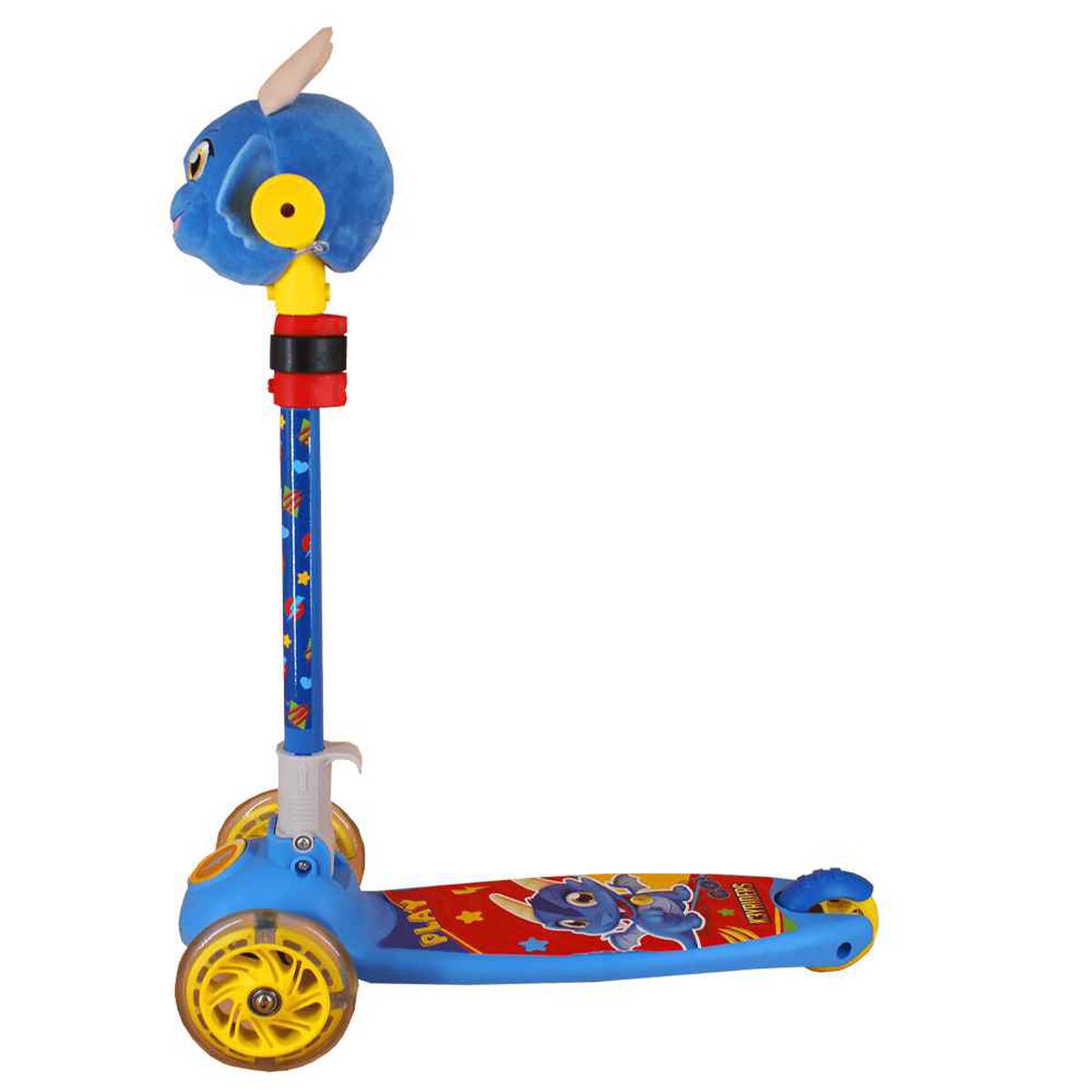 Scooter de 3 Ruedas con Cabeza de Peluche K3yriders
