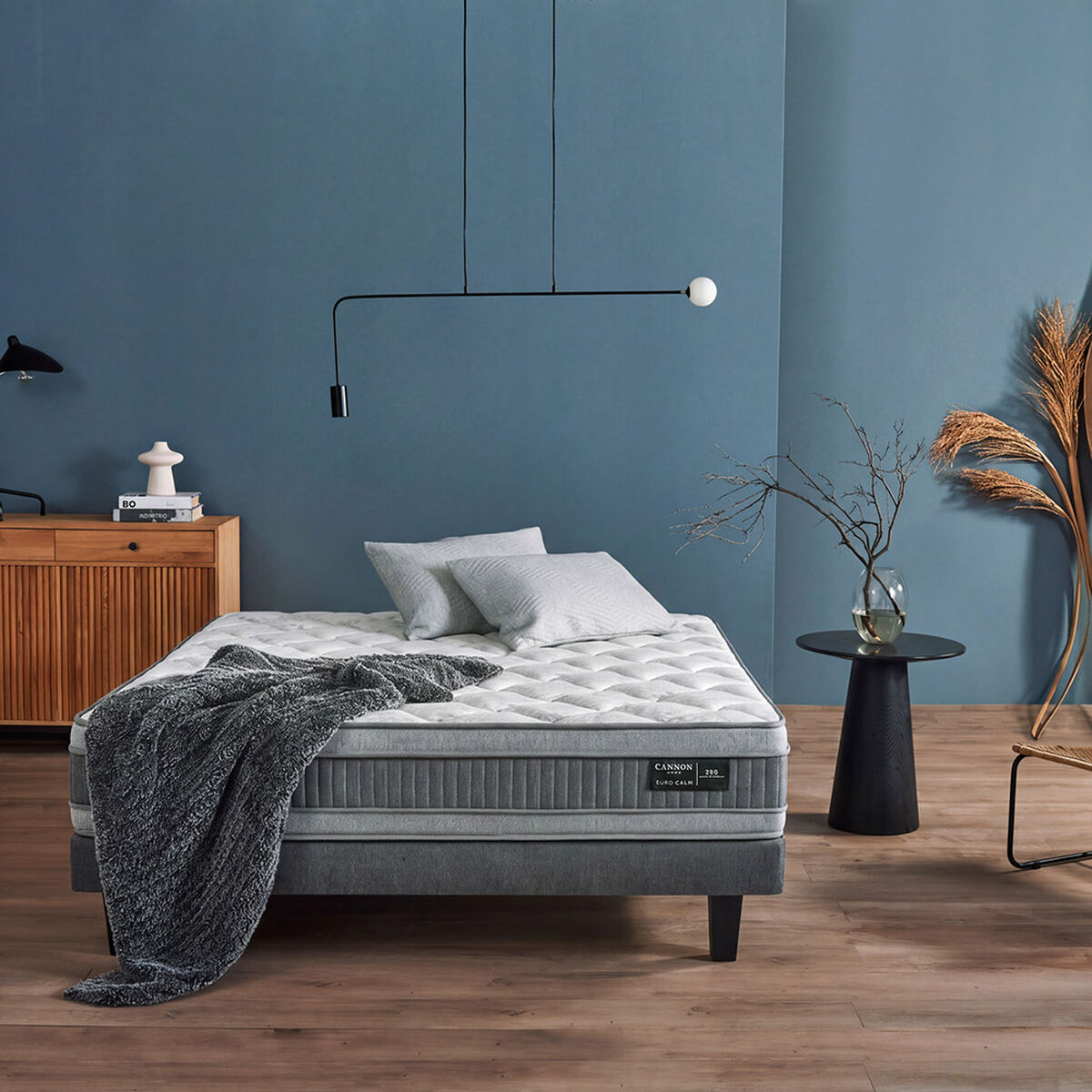 Cama Europea Cannon 2 Plazas Euro Calm Dual