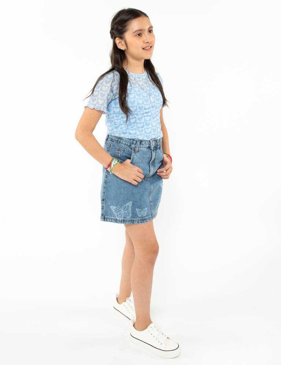 Falda Mariposas de Algodón Niña Mila