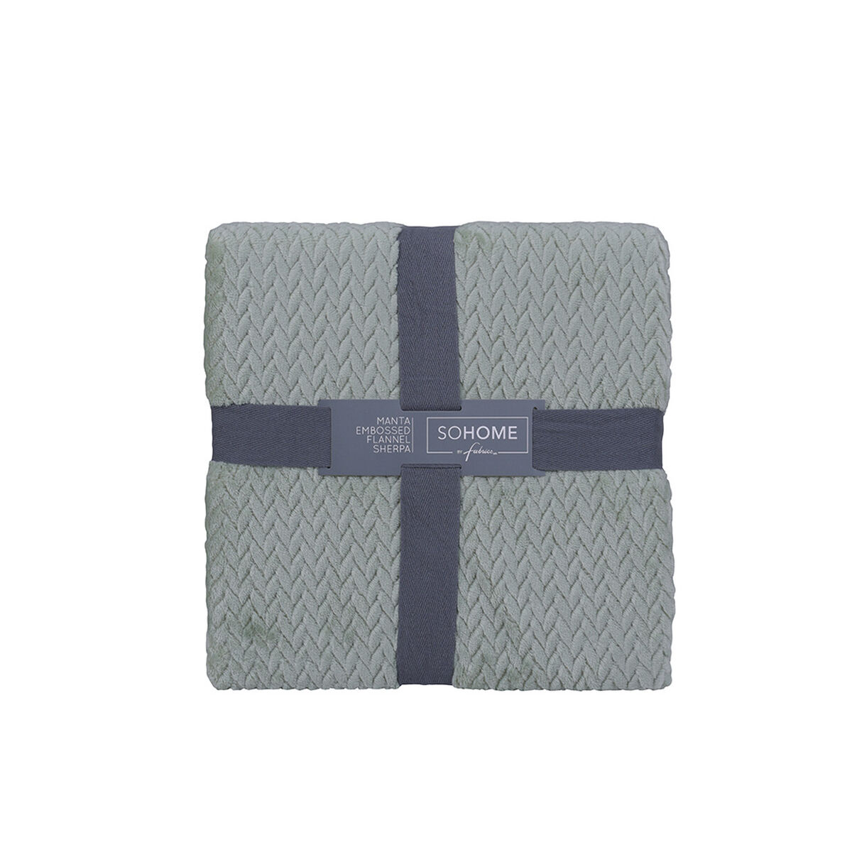 Manta Sherpa Sohome by Fabrics Medida Especial Verde