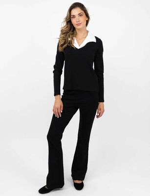 Imagen 2 del producto Polera Manga Larga Mujer Zibel Negro