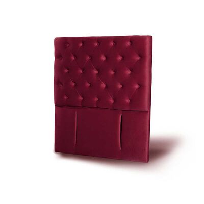 Imagen 2 del producto Respaldo Latam Home 1,5 Plazas Florencia Tela Velvet Burdeo