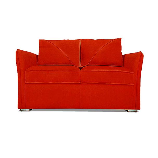 Sofá Elegant Detail Atlanta 2 Cuerpos Tela Rojo