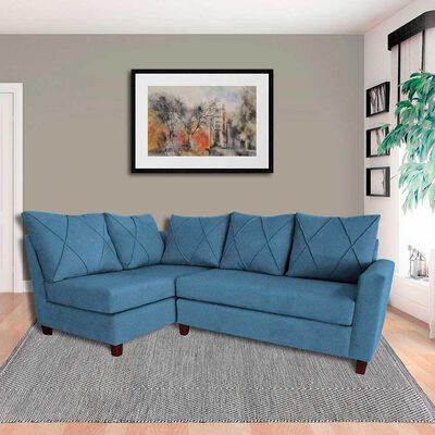 Imagen 1 del producto Sofá Seccional Izquierdo Living Factory Musso 5 Cuerpos Azul