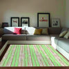 Alfombra Davanti Madera Vintage Verde 140 x160 Madera Vintage Verde